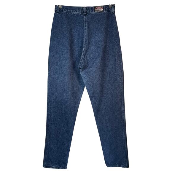 Ozark Mountain Jean Co. Vintage Women’s USA‎ High Rise Bareback Blue Jeans 13/14 - Picture 2 of 7